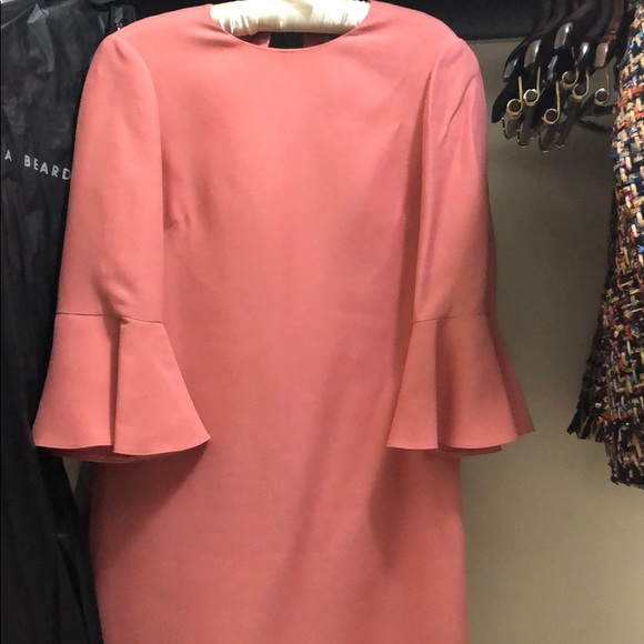 Valentino Pink Bell Sleeve Dress - Picture 5 of 6